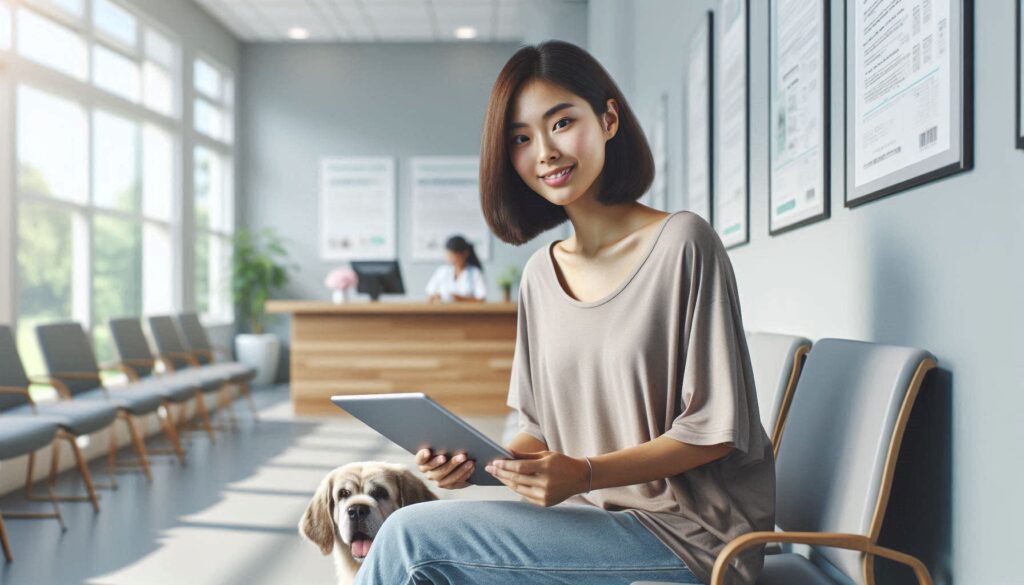 강아지 보험 필요 가입 기준을 고민하는 보호자와 반려견 모습