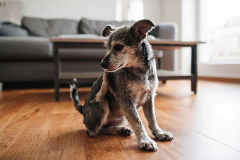 강아지 피부 가려움