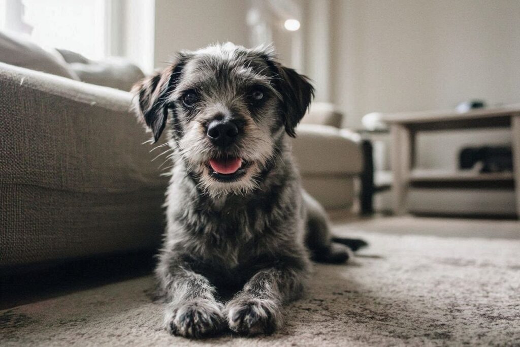 강아지 입냄새 나는 모습