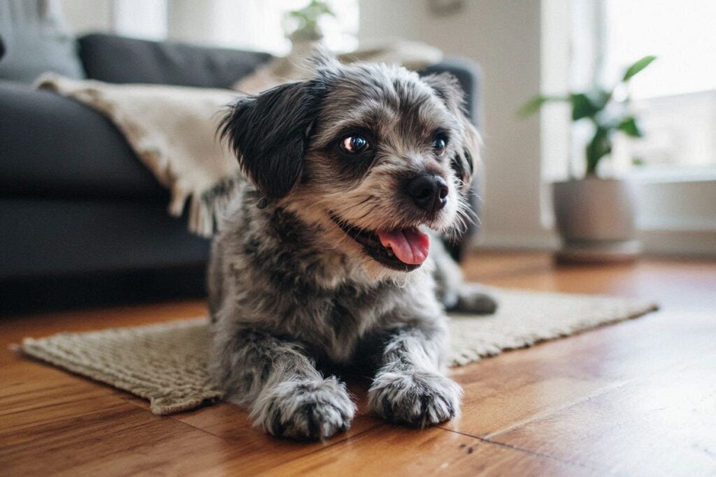 강아지 입냄새 나는 모습