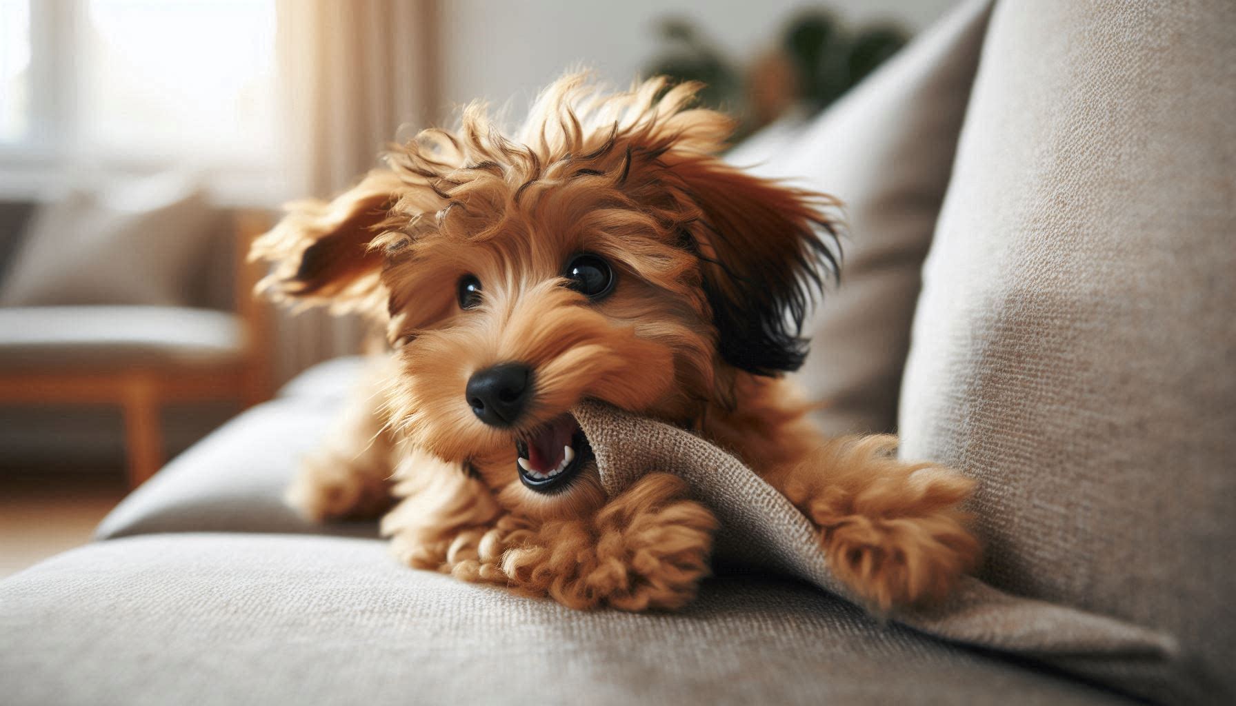 강아지 물어뜯는 행동 교정 방법 문제 행동 모습