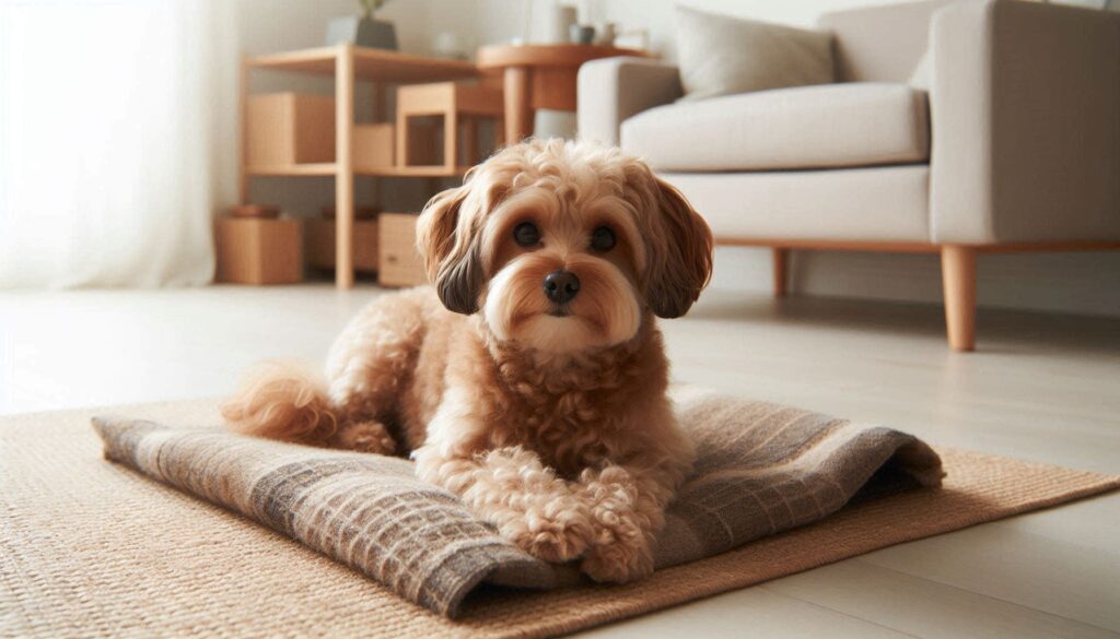 강아지 열 날 때 대처 방법 안정된 상태 모습