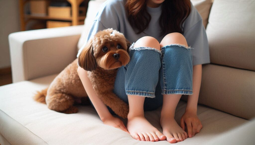 강아지 보호자 따라다니는 이유 습관적으로 따라오는 모습