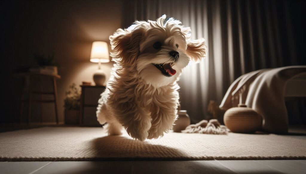 강아지 밤에 안 자는 이유 잠 못 드는 활동 모습