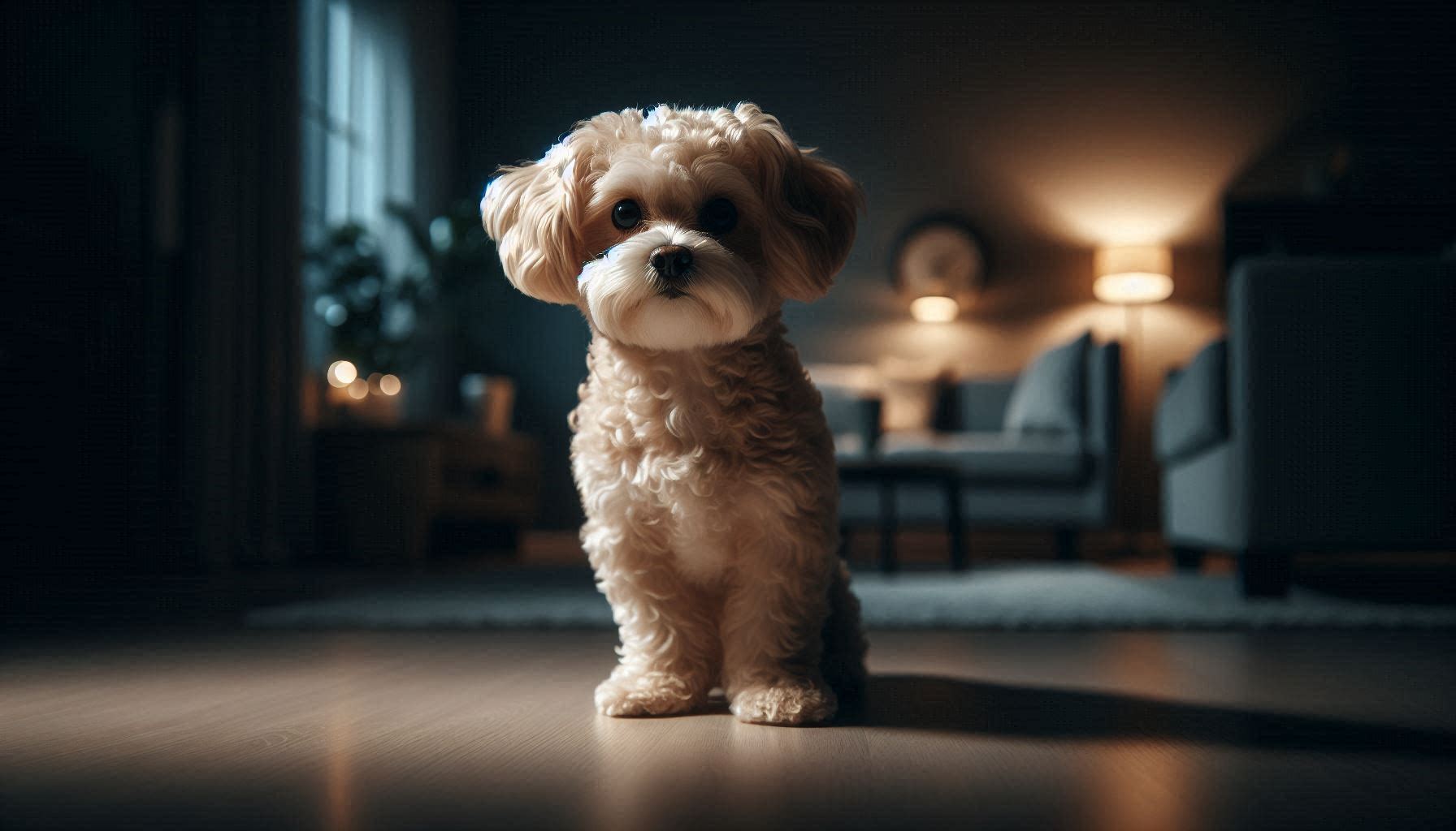 강아지 밤에 안 자는 이유 잠 못 자는 모습