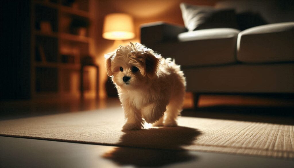 강아지 밤에 안 자는 이유 예민한 반응 모습