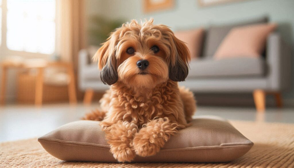 강아지 분리불안 해결 방법 안정된 모습