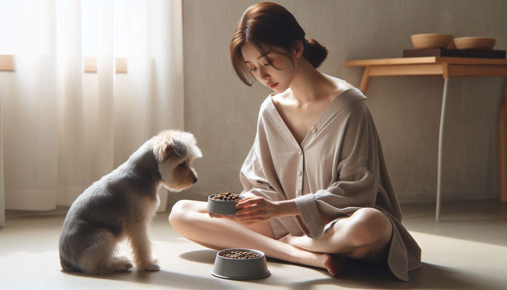 사료 급여 장면